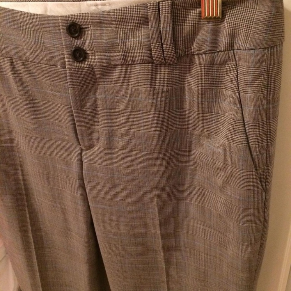 Banana Republic Martin fit glen plaid pants